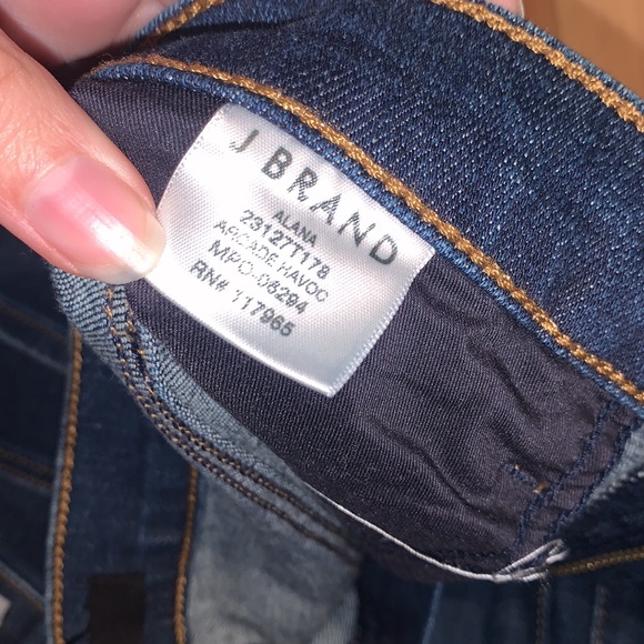 J Brand | High Rise Crop Skinny Size 27 in arcade Havoc - Picture 6 of 8